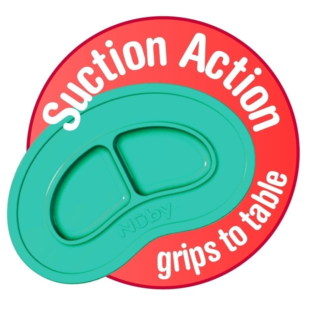 Sure Grip Miracle Mat 2-Section Plate | Red